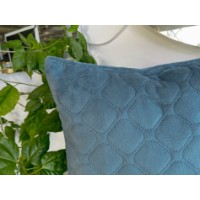Perna decorativa Relaxe Home Velure 40x40cm Blue (021462) imaginea #2 — magazin online Desire.md