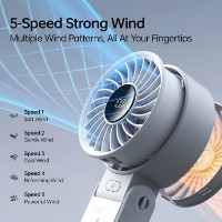 Ventilator Jisulife 7 Light Grey imaginea #6 — magazin online Desire.md