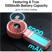 Ventilator Jisulife 7 Pink imaginea #3 — magazin online Desire.md