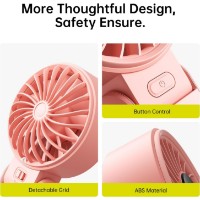 Ventilator Jisulife 7 Pink imaginea #4 — magazin online Desire.md