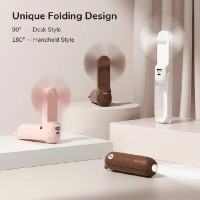 Ventilator Jisulife F8 Plus Pink imaginea #2 — magazin online Desire.md