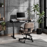 Masa de birou Sense7 Nojo Light 120x60 Black imaginea #2 — magazin online Desire.md