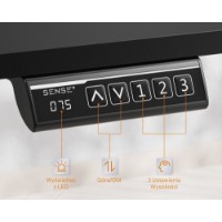 Masa de birou Sense7 Nojo Light 140x70 Black imaginea #5 — magazin online Desire.md