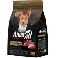 Hrană uscată pentru câini AnimAll Medium Breed Turkey & Lamb 2.5kg