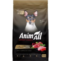 Hrană uscată pentru câini AnimAll Small Breed Turkey & Lamb 12kg imaginea #1 — magazin online Desire.md