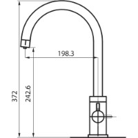 Baterie bucătărie Aquasanita Helika 2963 Old Brass imaginea #2 — magazin online Desire.md
