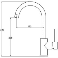 Baterie bucătărie Aquasanita Helika 5523T Graphite imaginea #2 — magazin online Desire.md