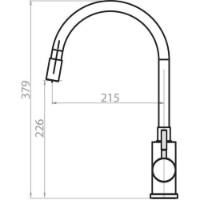 Смеситель для кухни Aquasanita Helika 5543 Steel фото №2 — интернет-магазин Desire.md