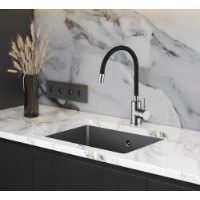 Смеситель для кухни Aquasanita Helika 5543 Steel фото №3 — интернет-магазин Desire.md