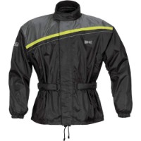 Jachetă moto GMS Douglas Black/Yellow Fluo (ZG79300-350-XL)