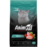 Hrană uscată pentru pisici AnimAll Sterilized Chicken & Lamb 12kg