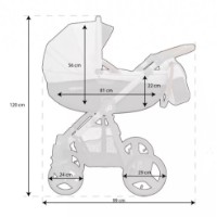 Carucior Babyactive 2in1 Mommy Gold Magic 14 imaginea #2 — magazin online Desire.md