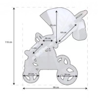 Carucior Babyactive 2in1 Mommy Gold Magic 14 imaginea #3 — magazin online Desire.md