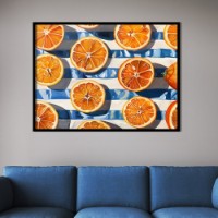 Картина ArtShop Orange Slices 60x40cm (PET282-L-L)