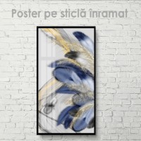 Pictură ArtShop Blue Feathers 30x60cm (PGL239-XL) imaginea #3 — magazin online Desire.md