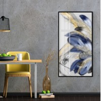 Pictură ArtShop Blue Feathers 30x60cm (PGL239-XL)