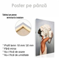 Pictură ArtShop Girl Peony 30x45cm (PGL201-XL-PL) imaginea #2 — magazin online Desire.md
