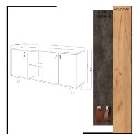 Dulăpior Hanah Home Planky imaginea #5 — magazin online Desire.md