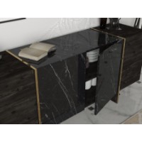 Dulăpior Hanah Home Veyron Black Gold imaginea #4 — magazin online Desire.md