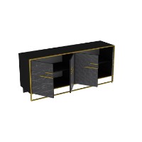 Dulăpior Hanah Home Polka Black imaginea #4 — magazin online Desire.md