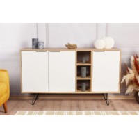 Dulăpior Hanah Home Clara Console Oak White imaginea #2 — magazin online Desire.md