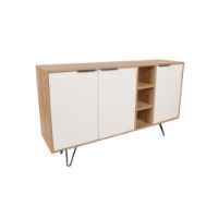 Dulăpior Hanah Home Clara Console Oak White imaginea #6 — magazin online Desire.md