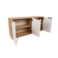 Dulăpior Hanah Home Clara Console Oak White imaginea #8 — magazin online Desire.md