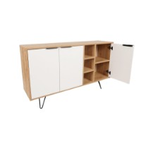 Dulăpior Hanah Home Clara Console Oak White imaginea #10 — magazin online Desire.md