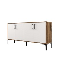 Dulăpior Hanah Home Kiev 160 Walnut White imaginea #6 — magazin online Desire.md