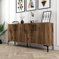 Dulăpior Hanah Home Kiev 160 Walnut imaginea #2 — magazin online Desire.md