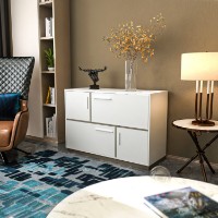 Dulăpior Hanah Home Mares White Grey imaginea #2 — magazin online Desire.md
