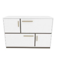 Dulăpior Hanah Home Mares White Grey imaginea #4 — magazin online Desire.md