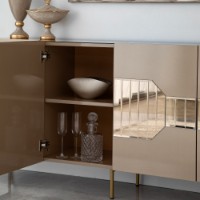 Dulăpior Hanah Home Milan Bronze Gold imaginea #5 — magazin online Desire.md