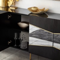 Dulăpior Hanah Home Nice Black Fume imaginea #5 — magazin online Desire.md