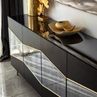 Dulăpior Hanah Home Nice Black Fume imaginea #6 — magazin online Desire.md