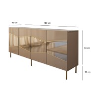 Dulăpior Hanah Home Nice Bronze Gold imaginea #8 — magazin online Desire.md