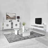 Dulăpior Hanah Home Dubai White Silver imaginea #5 — magazin online Desire.md