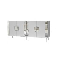 Dulăpior Hanah Home Dubai White Silver imaginea #9 — magazin online Desire.md