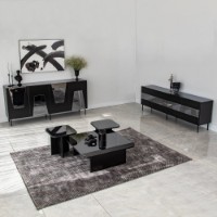 Dulăpior Hanah Home Venice Black Fume imaginea #3 — magazin online Desire.md