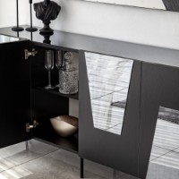 Dulăpior Hanah Home Venice Black Fume imaginea #5 — magazin online Desire.md