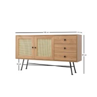 Dulăpior Hanah Home Nala 160 Natural imaginea #11 — magazin online Desire.md