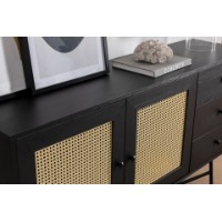 Dulăpior Hanah Home Nala 160 Black imaginea #4 — magazin online Desire.md
