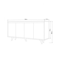 Dulăpior Hanah Home Shans Travertine imaginea #6 — magazin online Desire.md