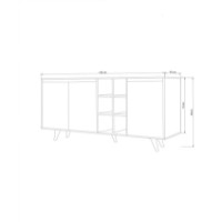Dulăpior Hanah Home Seria Travertine imaginea #5 — magazin online Desire.md