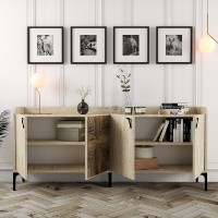 Dulăpior Hanah Home Venedik Walnut Travertine imaginea #2 — magazin online Desire.md