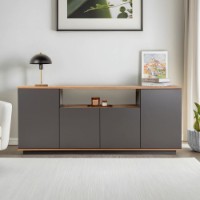 Dulăpior Hanah Home Arista Anthracite Atlantic Pine imaginea #2 — magazin online Desire.md