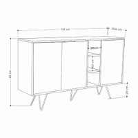 Тумба Hanah Home Clara Sandstone Oak фото №4 — интернет-магазин Desire.md