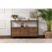 Dulăpior Hanah Home Solace Venezia Walnut Black
