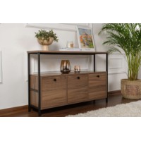 Dulăpior Hanah Home Solace Venezia Walnut Black imaginea #2 — magazin online Desire.md