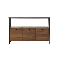 Dulăpior Hanah Home Solace Venezia Walnut Black imaginea #6 — magazin online Desire.md